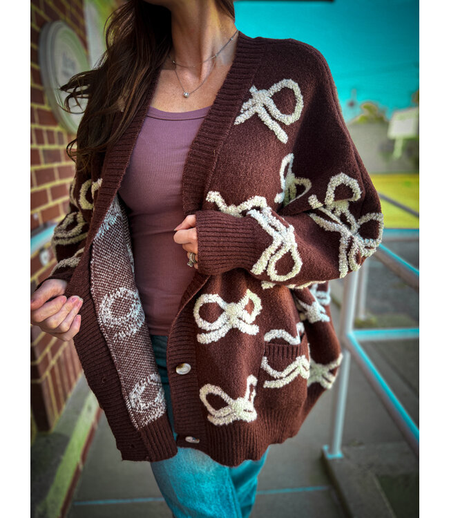 Ribbon Pullover Sweater Cardigan IT1670B