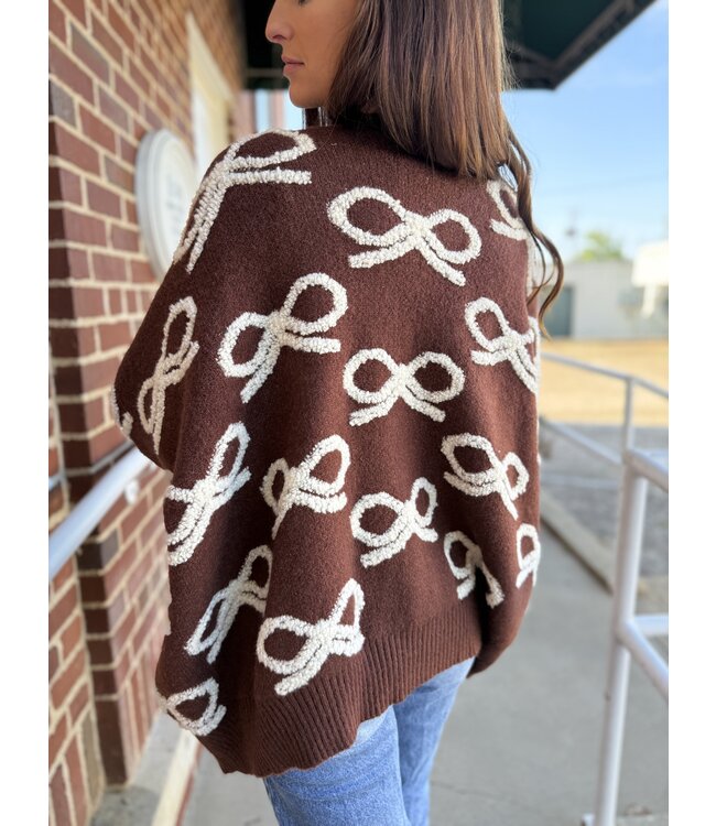 Ribbon Pullover Sweater Cardigan IT1670B