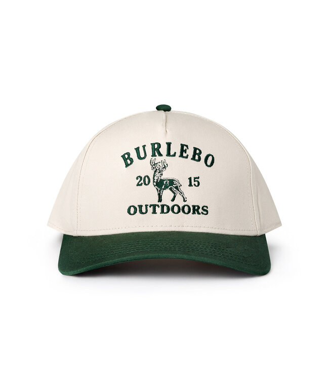 VINTAGE WHITETAIL DEER CAP - CREAM