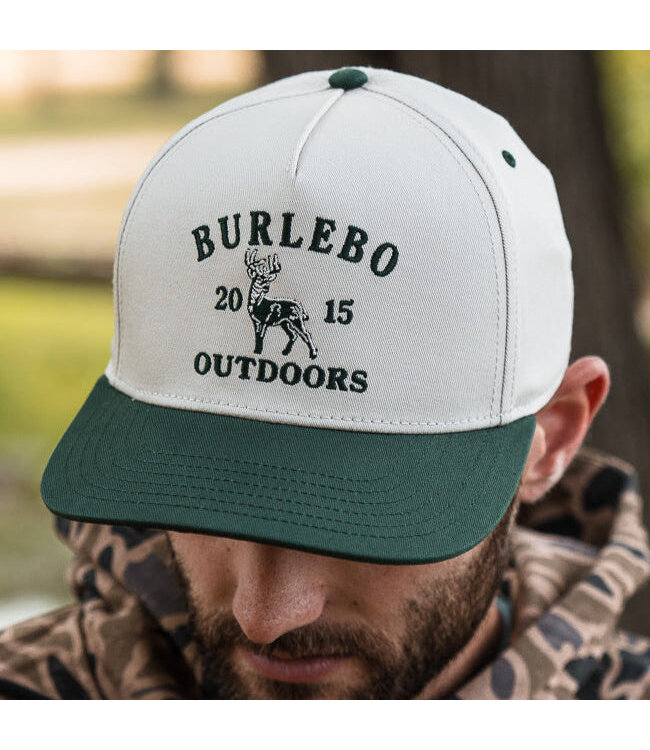 VINTAGE WHITETAIL DEER CAP - CREAM