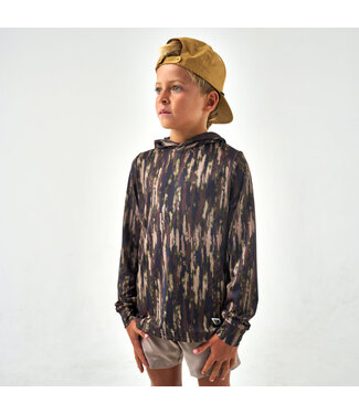 Burlebo Youth Performance Hoodie Midland Camo