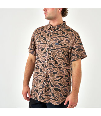 Burlebo Performance Button Up Gauge Camo
