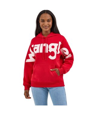 Wrangler 1123716050 West Ladies Hoodie Red
