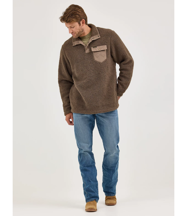 112366080 1/4 Zip Sherpa Pullover