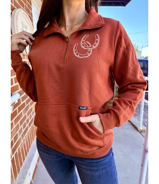 Wrangler 1123716360 West Ladies Pullover Brown