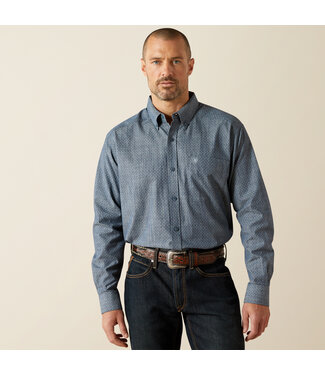 Ariat Intl 10062184 MNS TRENT LS CHAMBRAY BLUE