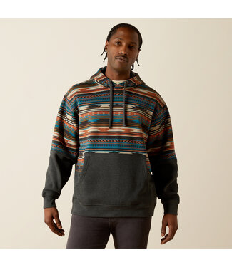 Ariat Intl 10062905 MNS COLOR BLOCK HOOD RUST SERAPE