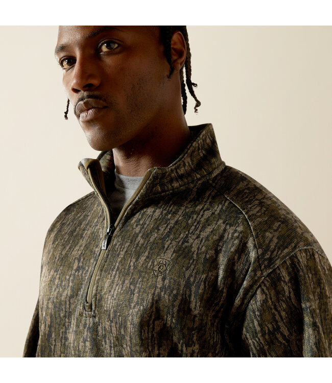 10062622 MNS CALDWELL 1/4 ZIP GRNTB