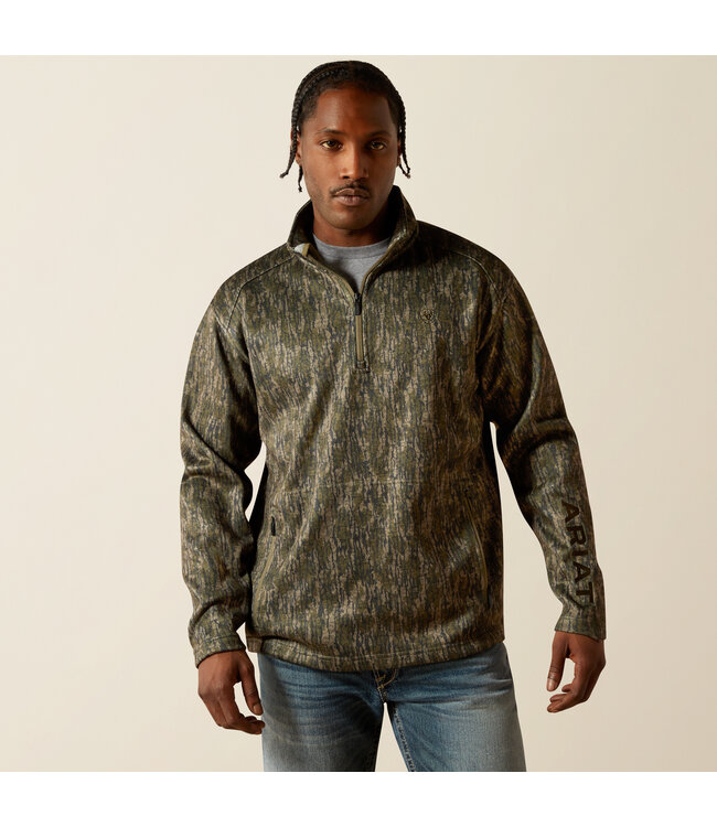 10062622 MNS CALDWELL 1/4 ZIP GRNTB