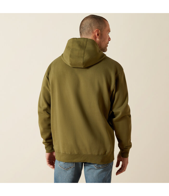 10062501 MNS ARIAT EMBOSSED LOGO HOOD WINTER