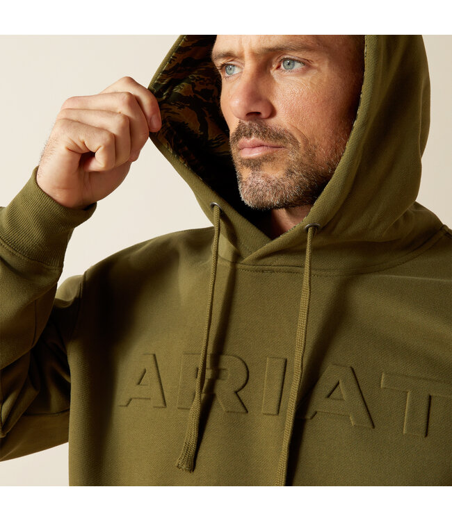 10062501 MNS ARIAT EMBOSSED LOGO HOOD WINTER