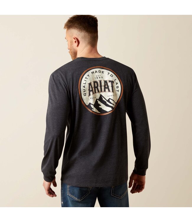 10065903 Circle LS Tee Charcoal