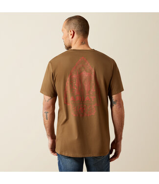 Ariat Intl 10065890 Stone Arrowhead SS Tee