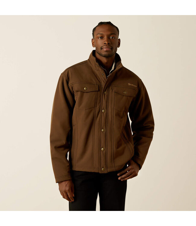 10062618 Vernon Sherpa 2.0 Jacket Dark Brown