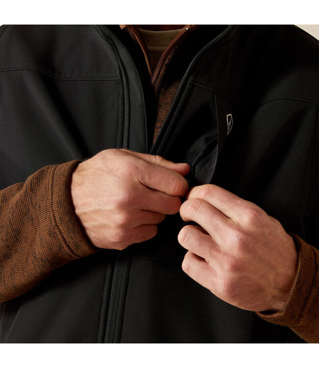 10062600 Vernon Softshell Vest Black