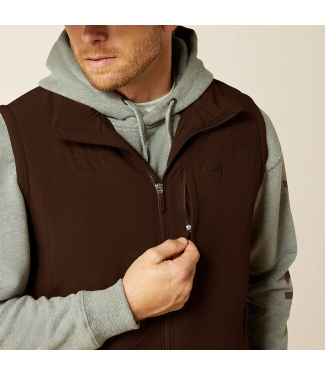 10062509 Pioneer Stretchshell Vest Brown