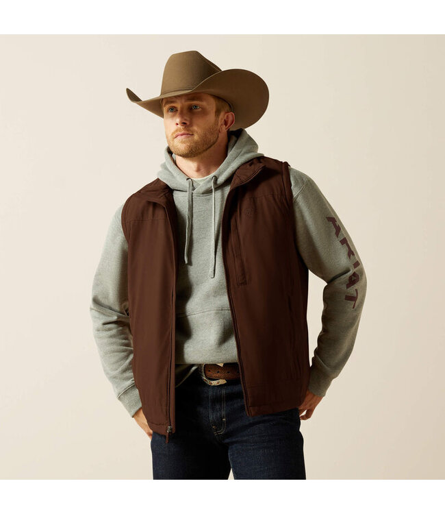 10062509 Pioneer Stretchshell Vest Brown