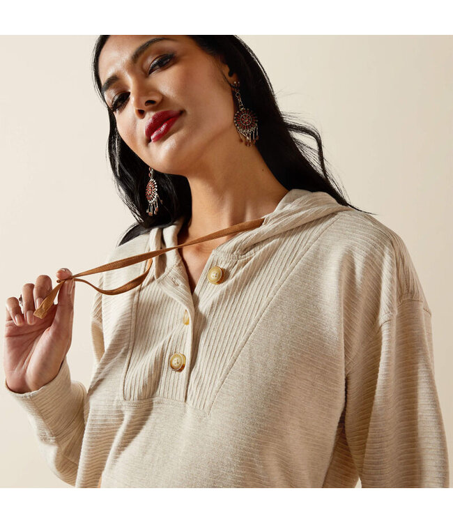 10062800 WMS Ottoman Hood Oatmeal Heather