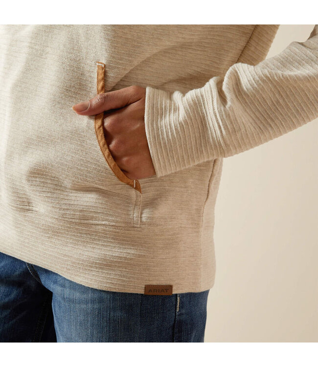 10062800 WMS Ottoman Hood Oatmeal Heather