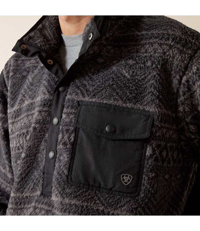 10062490 MNS POLAR BEAR PULLOVER CHARCOAL