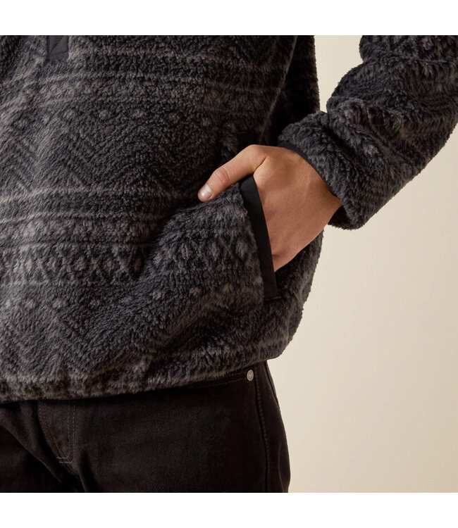 10062490 MNS POLAR BEAR PULLOVER CHARCOAL