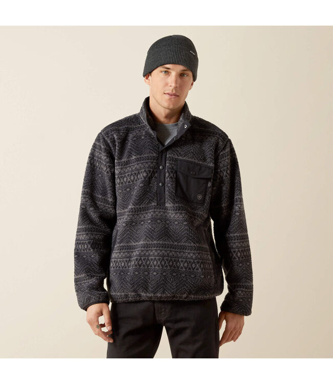 10062490 MNS POLAR BEAR PULLOVER CHARCOAL