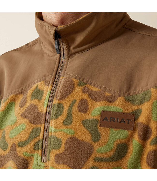 10062489 MNS BASIS FLEECE SWTR KHAKI CAMO