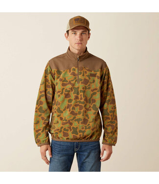 Ariat Intl 10062489 MNS BASIS FLEECE SWTR KHAKI CAMO