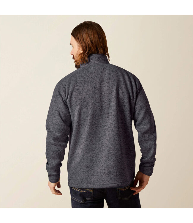 10073711 Caldwell Logo 1/4 Zip Grey