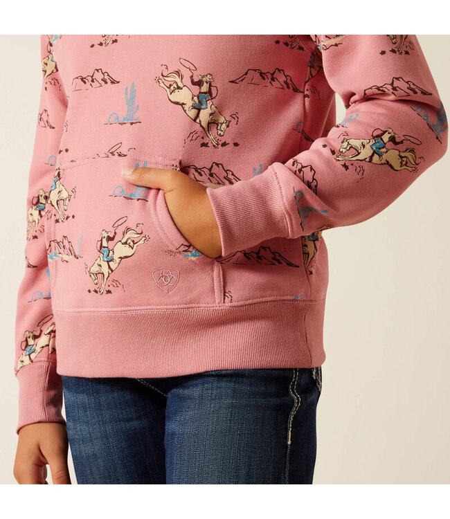 10062847 Bronc Scene 1/4 Zip