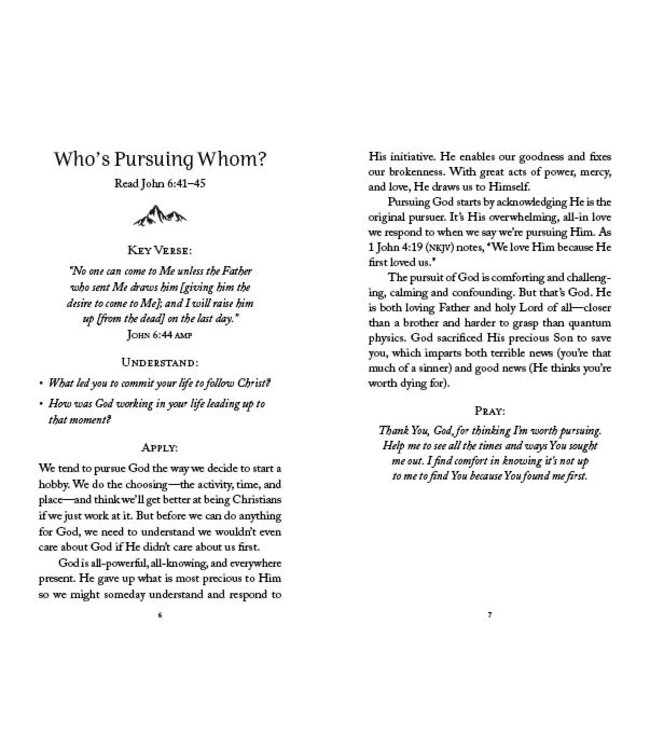 The 5-Minute Bible Study For Men: Pursuing God