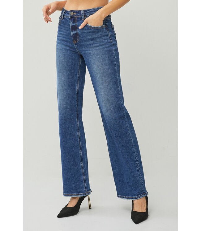 Dark High Rise Straight Jeans RDP5542