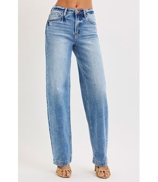 Risen High Rise Wide Baggy Jeans PW21524
