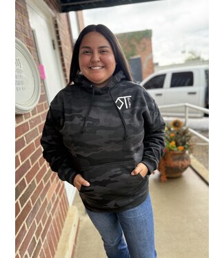 Diamond T Outfitters Black Op Camo Brand Hoody 111972