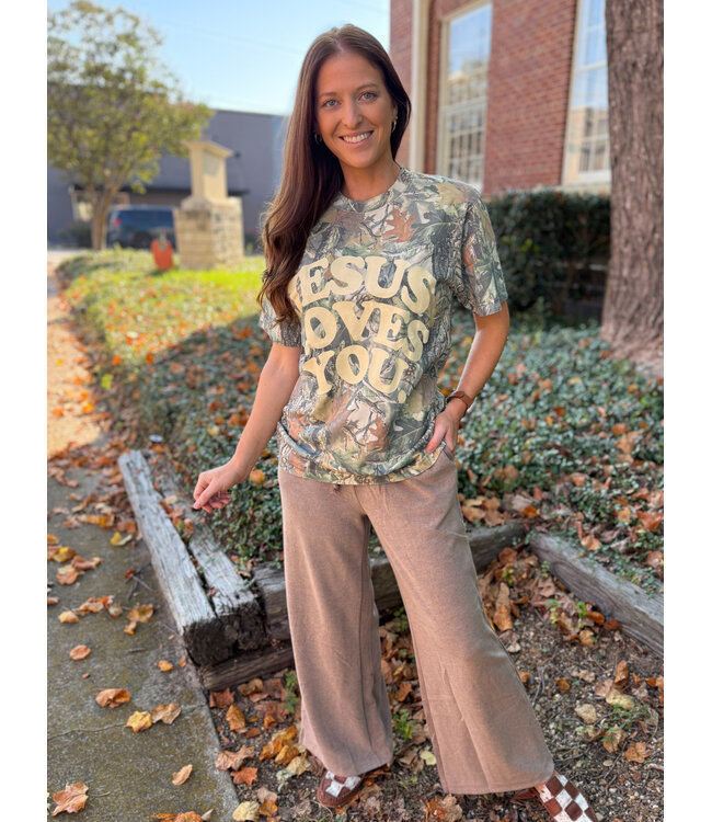 Jesus Loves You Camo Tee
