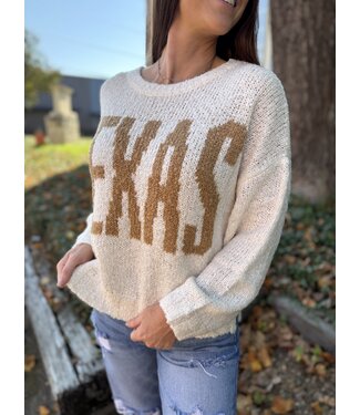 joa Texas Chunky Knit Long Sleeve Sweater 1031