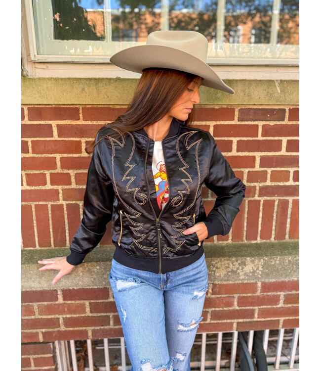 CWJ7517001 Bomber Jacket Black