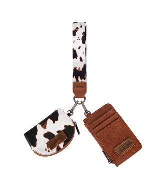 montana west Wrangler Dual Pouch Wristlet WG133-W0051BR