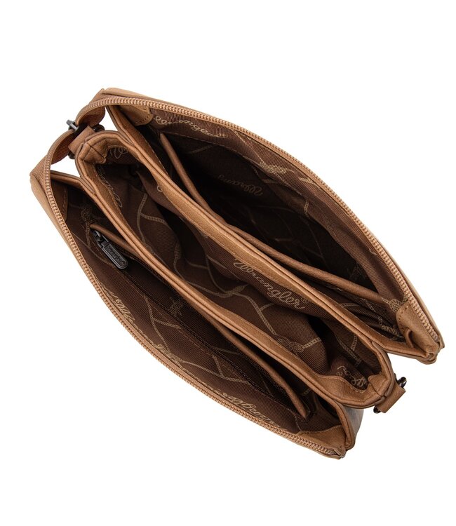 Crossbody Bag Wrangler Whipstitch Light Brown WG183-8312LBR
