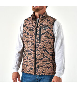 Burlebo Gauge Camo Puffer Vest