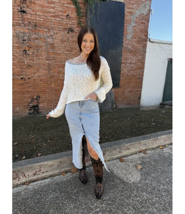 The Contrast Sweater ST1758