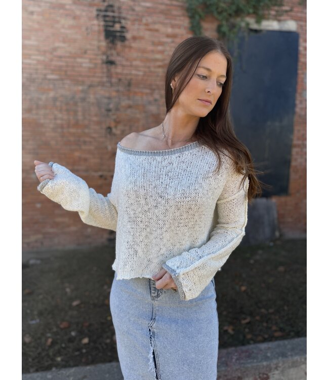 The Contrast Sweater ST1758