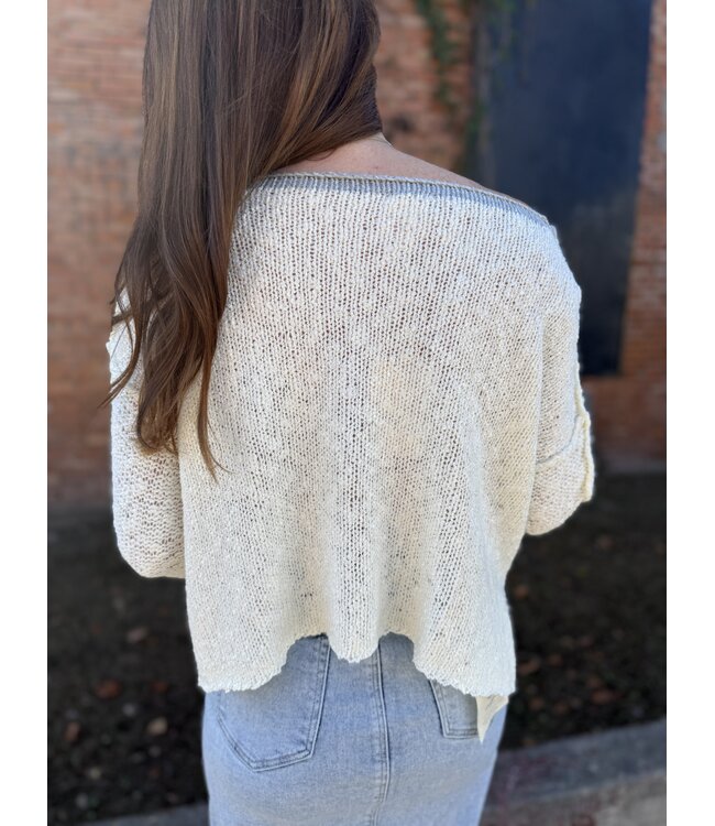 The Contrast Sweater ST1758