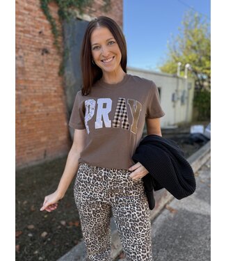 Shop Southern Belle Pray Christian Faith Short Sleeve