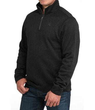 cinch MWK1080019 BLK 1/4 Zip Sweater