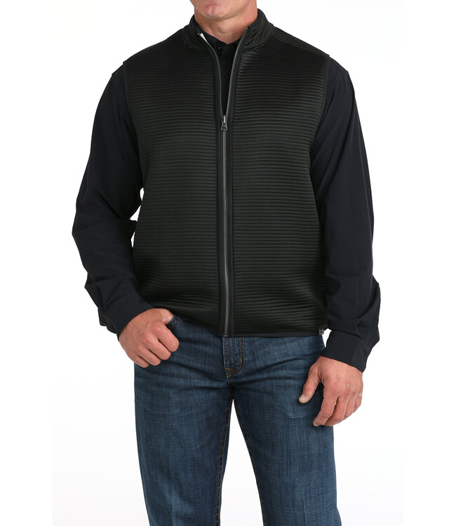 MWV1925001 BLK Reversible Knit Vest