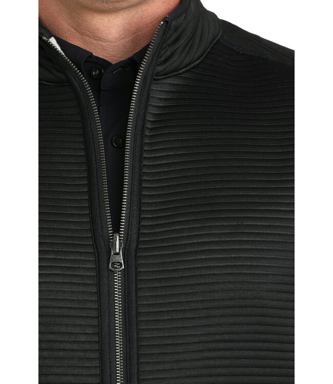 MWV1925001 BLK Reversible Knit Vest
