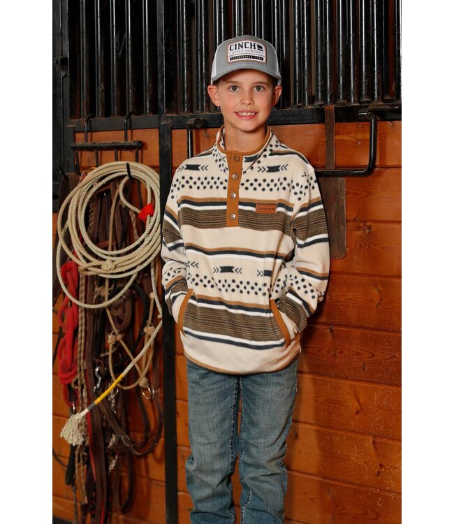 MWK7590019 CRE Snap Fleece Pullover