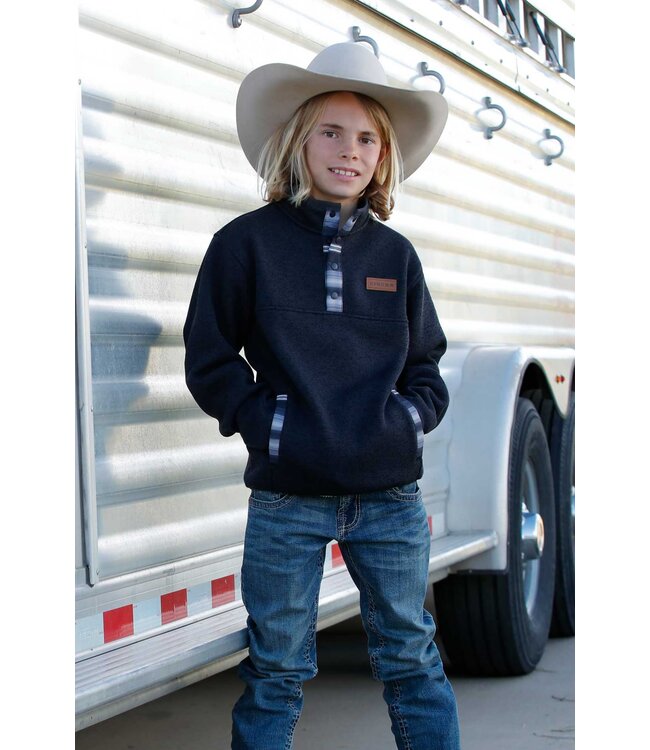 MWK7330005 CHR Boys 1/4 Snap Fleece
