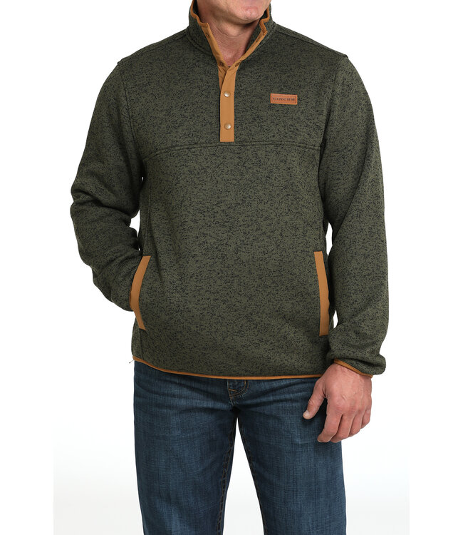 MWK1534009 Olive Fleece Pullover